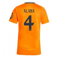 Real Madrid David Alaba #4 Vonkajší Ženy futbalový dres 2024-25 Krátky Rukáv